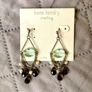 Kate Landry Lovely and Rare Drop Earrings.